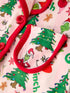 Christmas Tree Character Baby Girls Ruffle Girls Pajamas Set